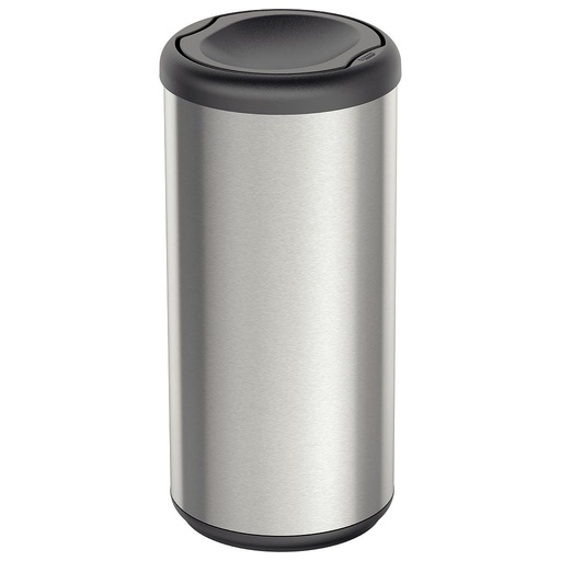 [94539200] BASURERO CAPSULA SELECTA PLUS 40 L, TAPA BASCULANTE NEGRO, EN ACERO INOX