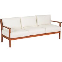 [10912076] SOFA 3 PLAZAS CON BRAZOS DE MADERA JATOBA Y TAPIZADO ACQUA BLOCK-FITT