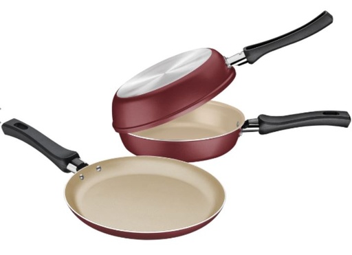 [20298748] JUEGO DE PANQUEQUERA Y OMELETERA 2 PZAS