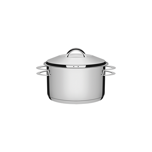 [62504200] CACEROLA HONDA ACERO INOXIDABLE CON FONDO TRIPLE Ø 20CM 3,6 L. SOLAR