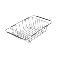 [94528030] CESTA RETANGULAR REGULABLE PARA CUBETAS, EN ACERO INOX.