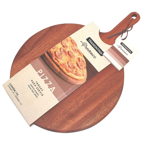 [13354641] TABLA CON MANGO PARA PIZZA 42 X Ø 30 CM. PROVENCE