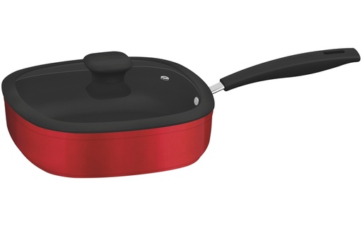 [20912724] SARTEN HONDA ANTIADHERENTE 2,8 L. 24 CM. REFINATTA RED