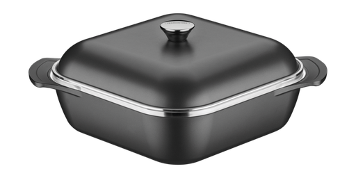 [20963028] CACEROLA CUADRADA ANTIADHERENTE 5,5 L. 28 CM. LYON BLACK