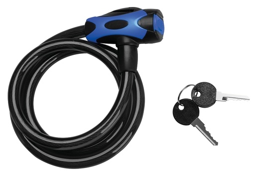 [43212001] CANDADO ANTIRROBO CON LLAVE, PARA BICICLETA