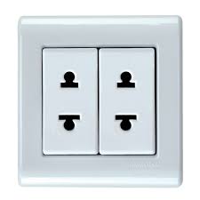 [57304015] CONJUNTO ARMADO SOBREPONER 2 TOMACORRIENTES  2P UNIVERSAL BLANCO LIZFLEX