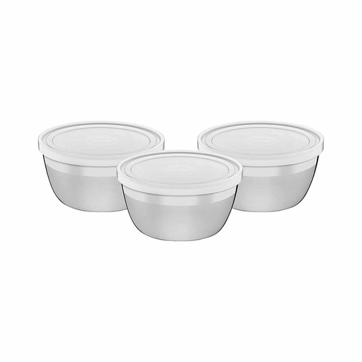 [64220180] JUEGO DE POTES EN ACERO INOXIDABLE 3 PIEZAS FREEZINOX