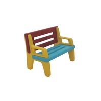 [92386001] BANCO INFANTIL MULTICOLOR