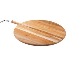 [13414051] TABLA CON MANGO PARA PIZZA 62 X Ø 50 CM. PROVENCE