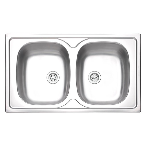 [93808641] LAVAPLATOS SIGMA 2 C 34, PERFECTA, DE EMPOTRAR, EN ACERO INOX., 3" 86X50 CM. (cant min)