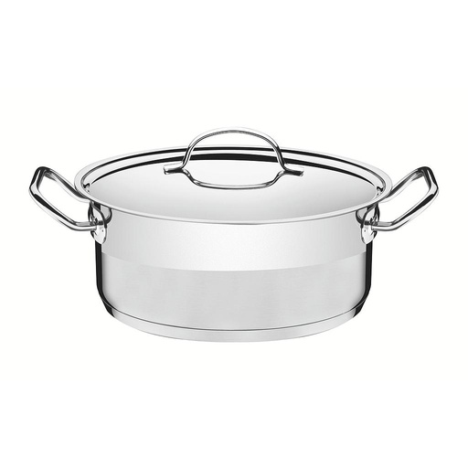 [62623240] CACEROLA EN ACERO INOXIDABLE FONDO TRIPLE Ø24 CM. 4,7L. PROFESSIONAL