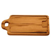 [13051100] TABLA DE MADERA PARA CORTAR Y SERVIR CHURRASCO 34X23X1,5 CM.