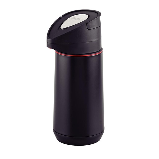 [61641123] TERMO NEGRO A PRESION 1,2 L. EN ACERO INOXIDABLE EXATA