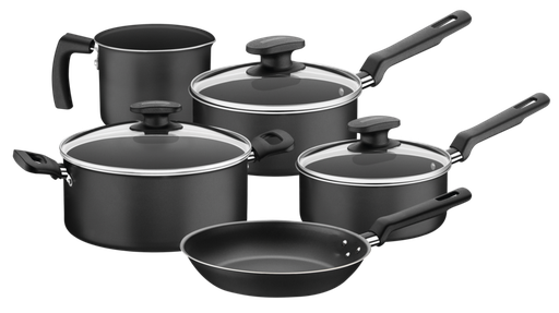 [20399082] JUEGO DE OLLAS ANTIADHERENTES 5 PIEZAS LORETO