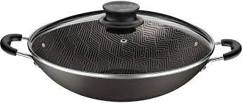 [28545636] OLLA WOK ANTIADHERENTE CON TAPA Ø36 CM. 6L. PARIS