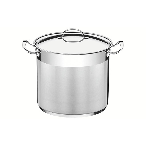 [62648280] OLLA EMPRESARIAL ALTA CON TAPA CON FONDO TRIPLE ACERO INOXIDABLE Ø 28 CM 15,7 L. PROFESSIONAL