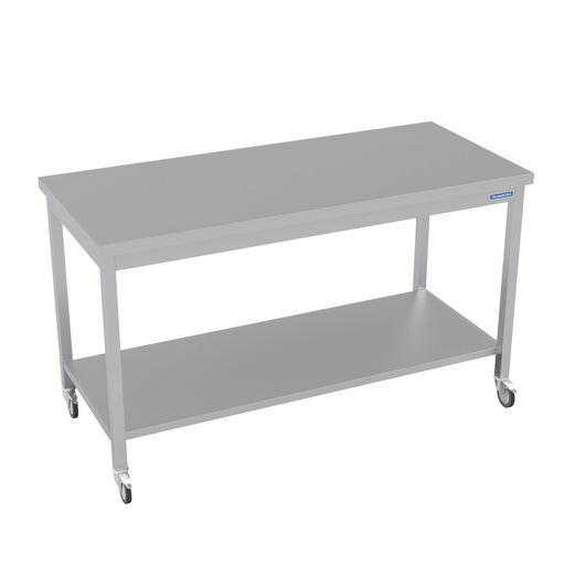 [68612864] MESA DE ACERO INOX C/RUEDAS
