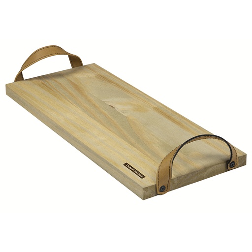 [91390214] TABLA DE APOYO EN MADERA MACIZA CON ACABADO TEÑIDO 45X19 CM.