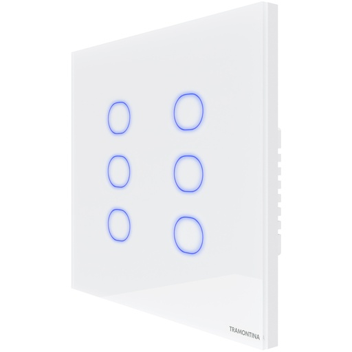 [57199201] INTERRUPTOR ONNE TOUCH SMART 4X4 BLANCO CON 6 CANALES