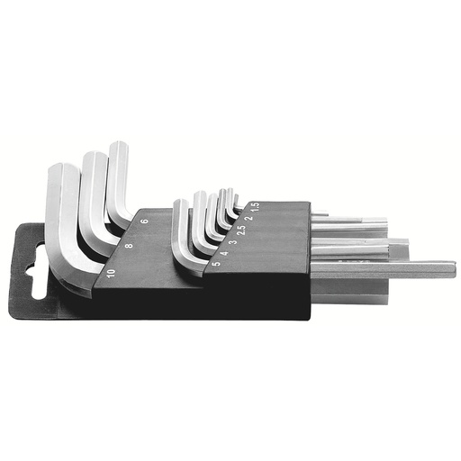 [41409209] JUEGO DE LLAVES HEXAGONALES 9 PIEZAS MASTER