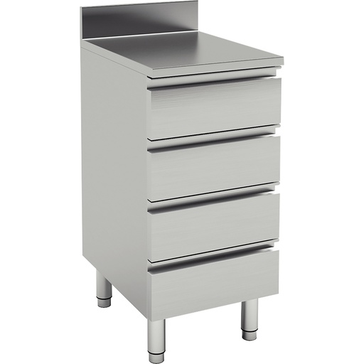 [68730701] CAJONERA C/ RESPALDO Y 4 CAJONES