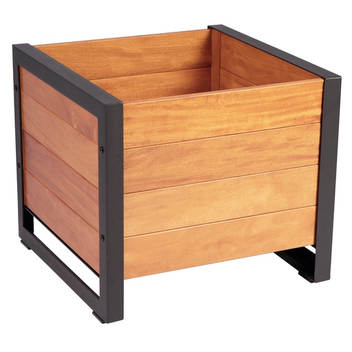 [13993491] FSC Jardinera Tramontina Urban Highline Baja de Madera de Garapeira con Estructura de Acero al Carbono 519 cm