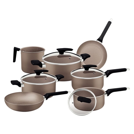 [28599462] JUEGO DE OLLAS 7 PIEZAS MILAZZO