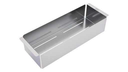 [94532047] CESTO COLADOR EN ACERO INOX 14X9X42 CM. QUADRUM
