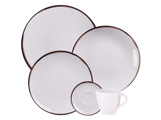 [96589068] CANYON PARDO VAJILLA DE 20 PZAS.