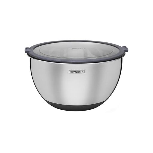 [61225300] CONTENEDOR REDONDO Ø20 CM. 3 L. EN ACERO INOX  CON TAPA CUCINA