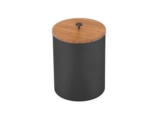 [94540075] BASURERO IX UTIL BLACK MATTE+BAMBU