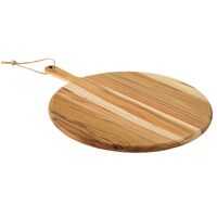 [13414351] TABLA PARA PIZZA  PROVENCE REDONDA EN MADERA DE TECA FSC DE 62 CM.