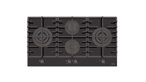 [94709424] PLACA DE COCCION A GAS QUADRA 4GG DOUBLE TRI HE, EN VIDRIO TEMPLADO 51X90 CM., REJILLAS DE HIERRO FUNDIDO, SAFESTOP, PRIME