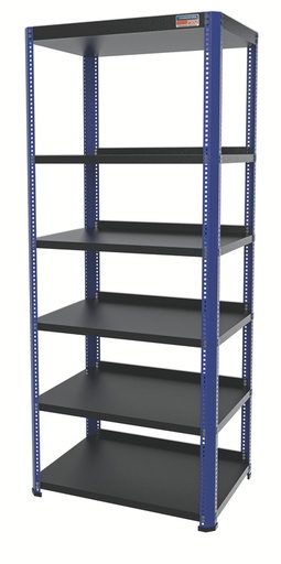 [44956202] TANTERIA METALICA 6 ESTANTES AZUL