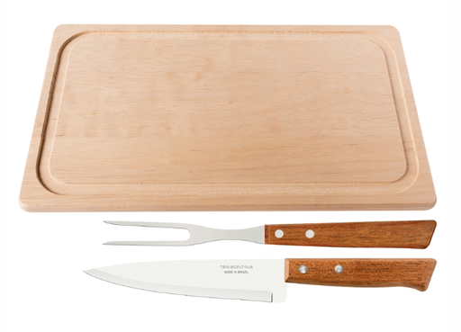 [22399089] JUEGO PARA CHURRASCO 3 PIEZAS NATURALLE