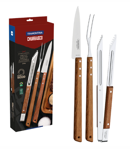 [26499036] JUEGO PARA CHURRASCO 3 PIEZAS