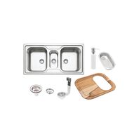 [93831103] - LAVAPLATOS MAREA 2.5 C 34, PRIME, DE EMPOTRAR, EN ACERO INOX., 100X50 CM, CON ACCESORIOS (desc)