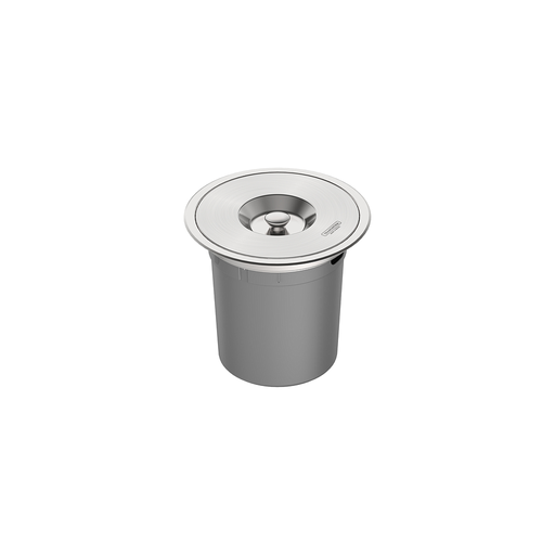 [94518005] BASURERO CLEAN ROUND 5 L, DE EMPOTRAR, EN ACERO INOX.