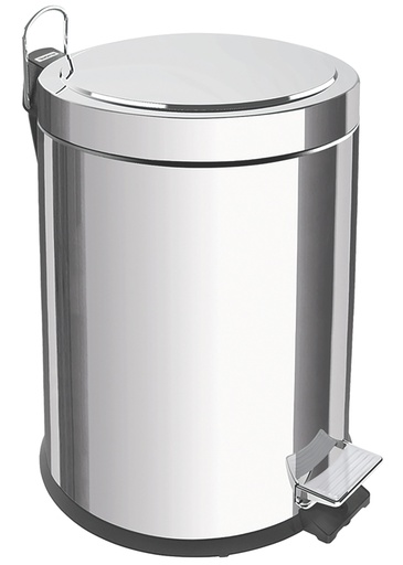 [94538103] BASURERO BRASIL 3 L, CON PEDAL, EN ACERO INOX.