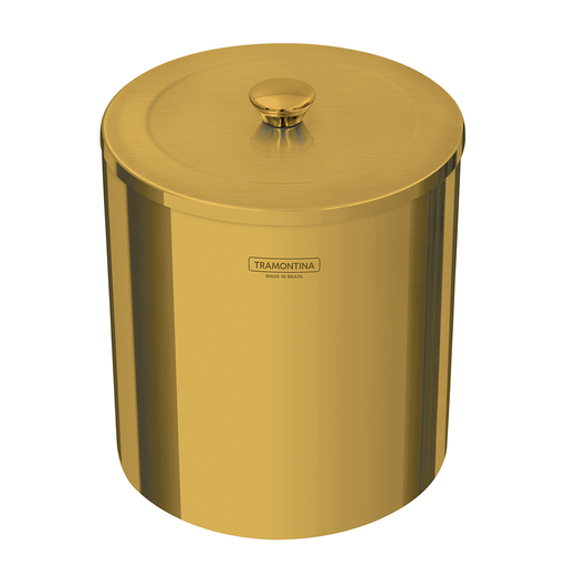 [94540051] BASURERO UTIL GOLD 5 L, EN ACERO INOX.