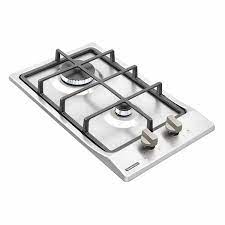 [94700224] PLACA DE COCCION DOMINO 2GX TRI 30 HE SAFESTOP, PRIME, CON TRIPLE LLAMA, EN ACERO INOX., 30X50 CM