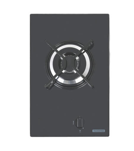 [94702121] - PLACA DE COCCION DOMINO 1GG TRI 30, PERFECTA, CON TRIPLE LLAMA, EN VIDRIO TEMPLADO NEGRO, 30X50 CM (desc.)