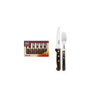 [21198976] JUEGO DE CUBIERTOS JUMBO PARA CHURRASCO 12 PIEZAS POLYWOOD