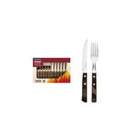 [21199903] JUEGO DE CUBIERTOS DE MESA PARA CHURRASCO 12 PIEZAS POLYWOOD