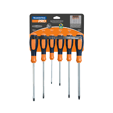 [44127406] JUEGO DE DESTORNILLADORES 6 PIEZAS PRO