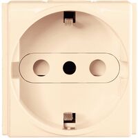 [57119036] TOMACORRIENTE 2P+T SCHUKO 16A 250V~ COLOR BEIGE