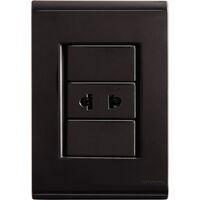 [57173014] TOMACORRIENTE 2P UNIV. 15-16A/250V LIZ GRAFITO