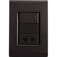 [57173046] INTER.UNIPOLAR+ TOMA 2P UNIVERSAL LIZ GRAFITO