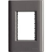 [57200048] TAPA 3 PUESTOS 4X2 GIZ TITANIO