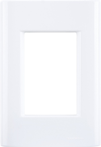 [57200051] TAPA 3 PUESTOS 4X2 BLANCA GIZ